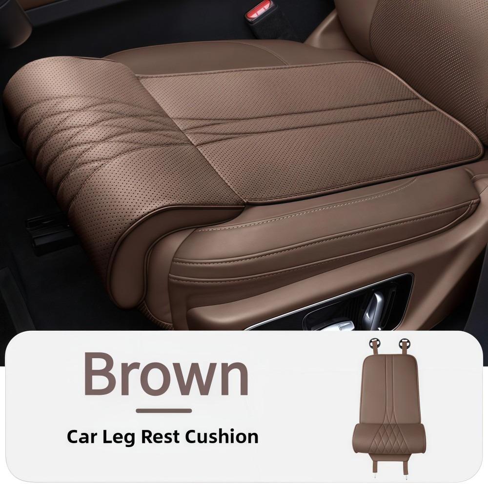 Universal Car Seat Leg Support Pad Leather Seat Extension Leg Rest Long Drive