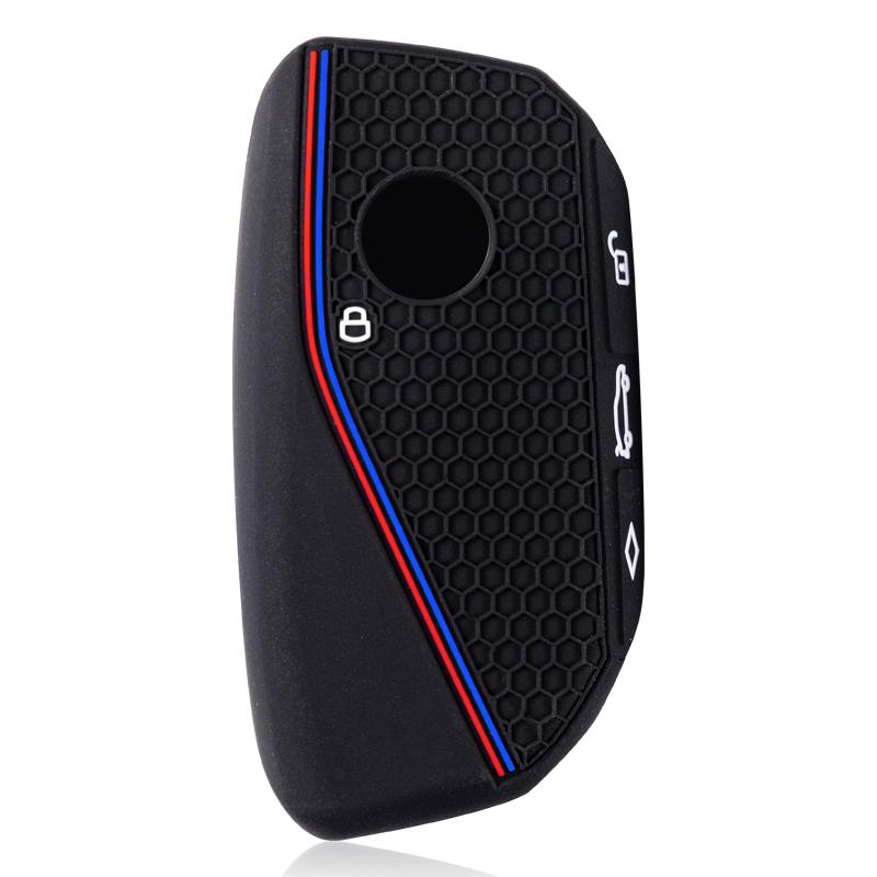 Custodia in Silicone per Chiave Auto Cover Guscio Protettivo Portachiavi Per Bmw I7 X7 G07 Lci Ix I20 X1 U11 Serie 7 G70 G09 Xm U06 G81 M3 Accessori Chiave