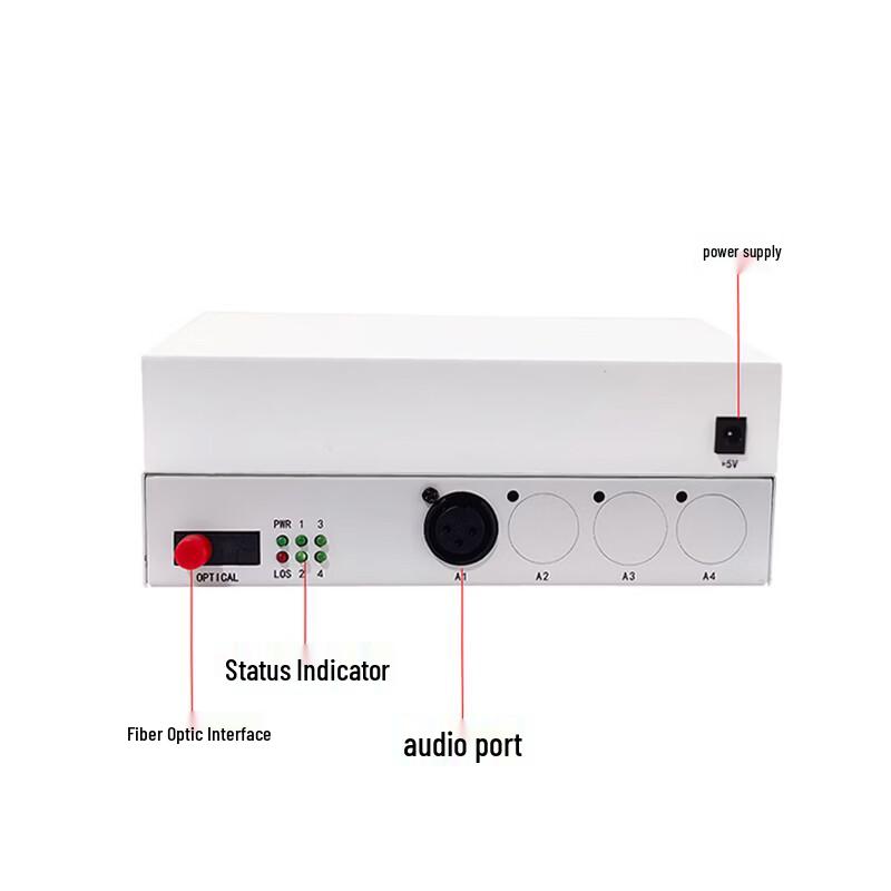 Kunyu KN100 1-Way Balanced Audio Fiber Optic Extender
