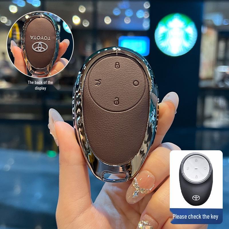Toyota BZ3X Platinum Key Case with Remote Control Shell for 2025 Models