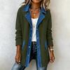Women's Casual Denim Patchwork Jacket for Daily Wear