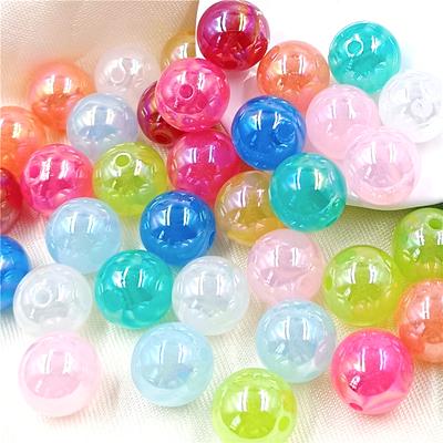 Ručně vyráběné doplňky Přívěsek Náhrdelník Náramek AB Vlásenka Materiál Kulaté korálky Výroba šperků DIY 10ks Magic Jelly Barva Móda