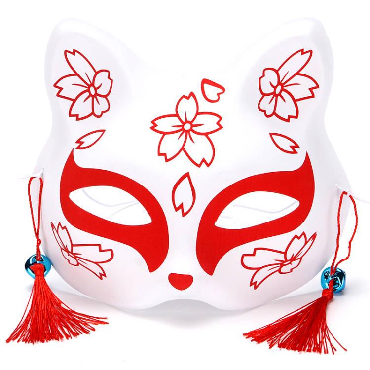 Children's Cute Fox Mask: Half-Cat Face Cosplay Costume for Fun and Safe Performances