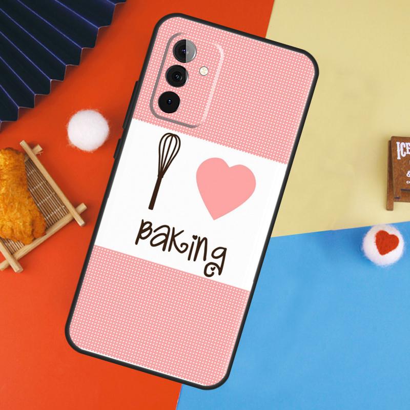 Love Baking Chef Knife Case For Samsung Galaxy A53 A33 A13 A54 A34 A14 A56 A36 A16 A06 A12 A32 A52 A35 A17 A15 A55
