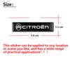 ASX2  2/4/10Pcs 3D Car Badge Decorative Stickers For Citroen C2 C1 2CV VTS DS5 Jumper Cactus Saxo Jumpy RD3 Cross Berlingo Xsara Grand