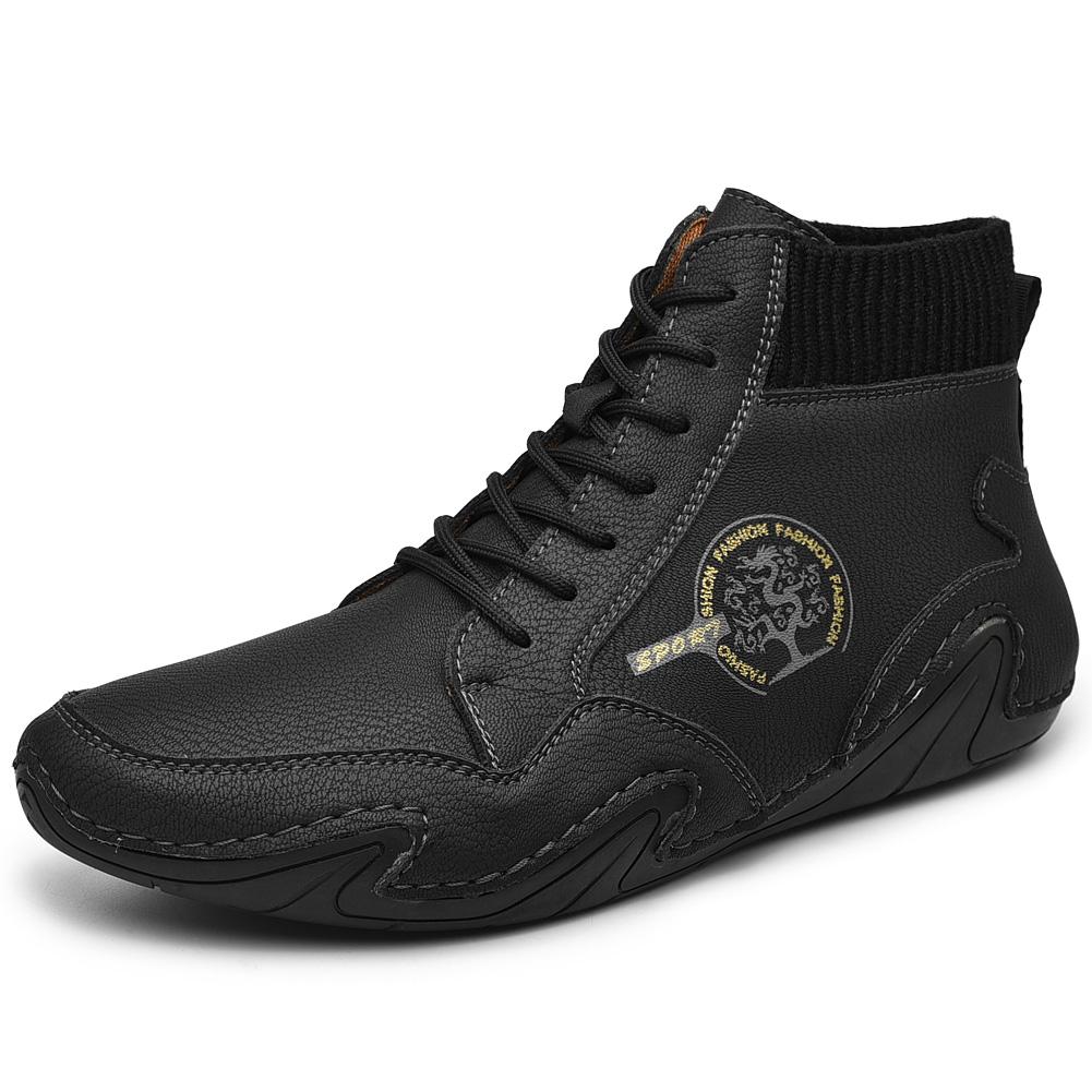 Men's Shoes Fashion Vintage Ankle Boots New Casual Boots Winter Comfortable Casual Shoes for Men Outdoor Comfortable Sneakers