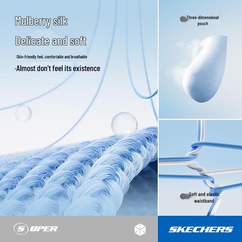 Skechers Men's 7A Antibacterial Pure Cotton Boxer Briefs 3-Pack