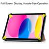 For iPad (2025)/10.9 (2022) Case Anti-Drop Leather Stand Tablet Cover