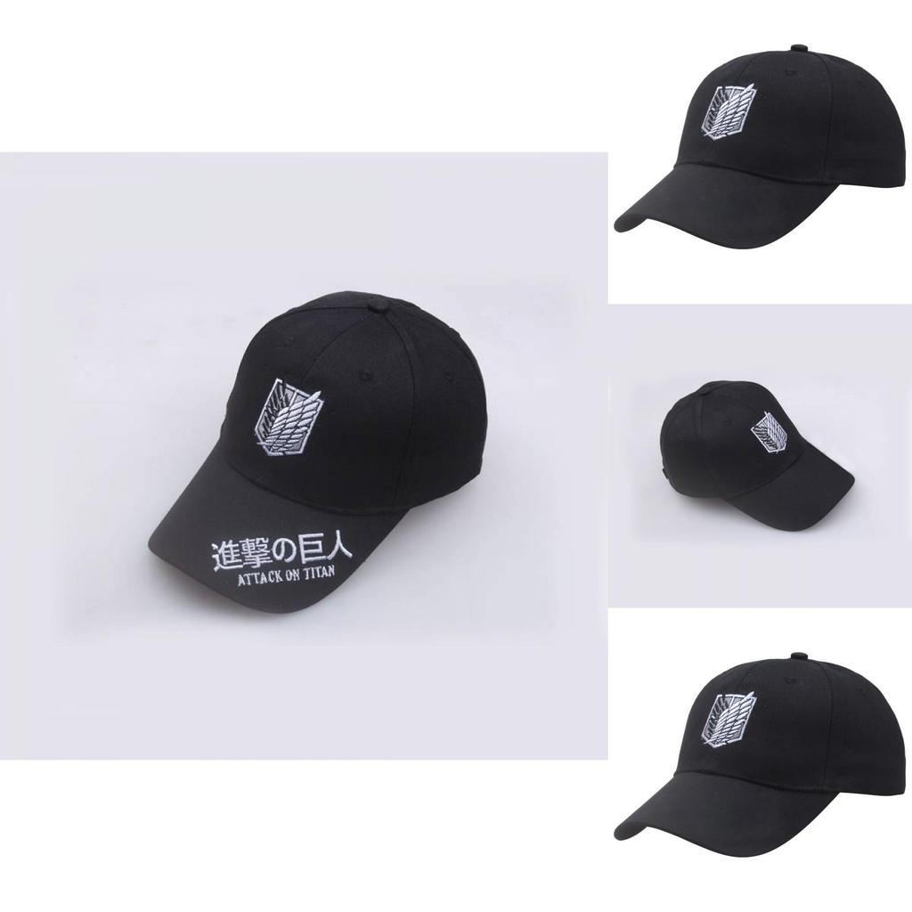 Attack On Titan Embroidered Baseball Cap With Sun Protection For Fans And Outdoor Use