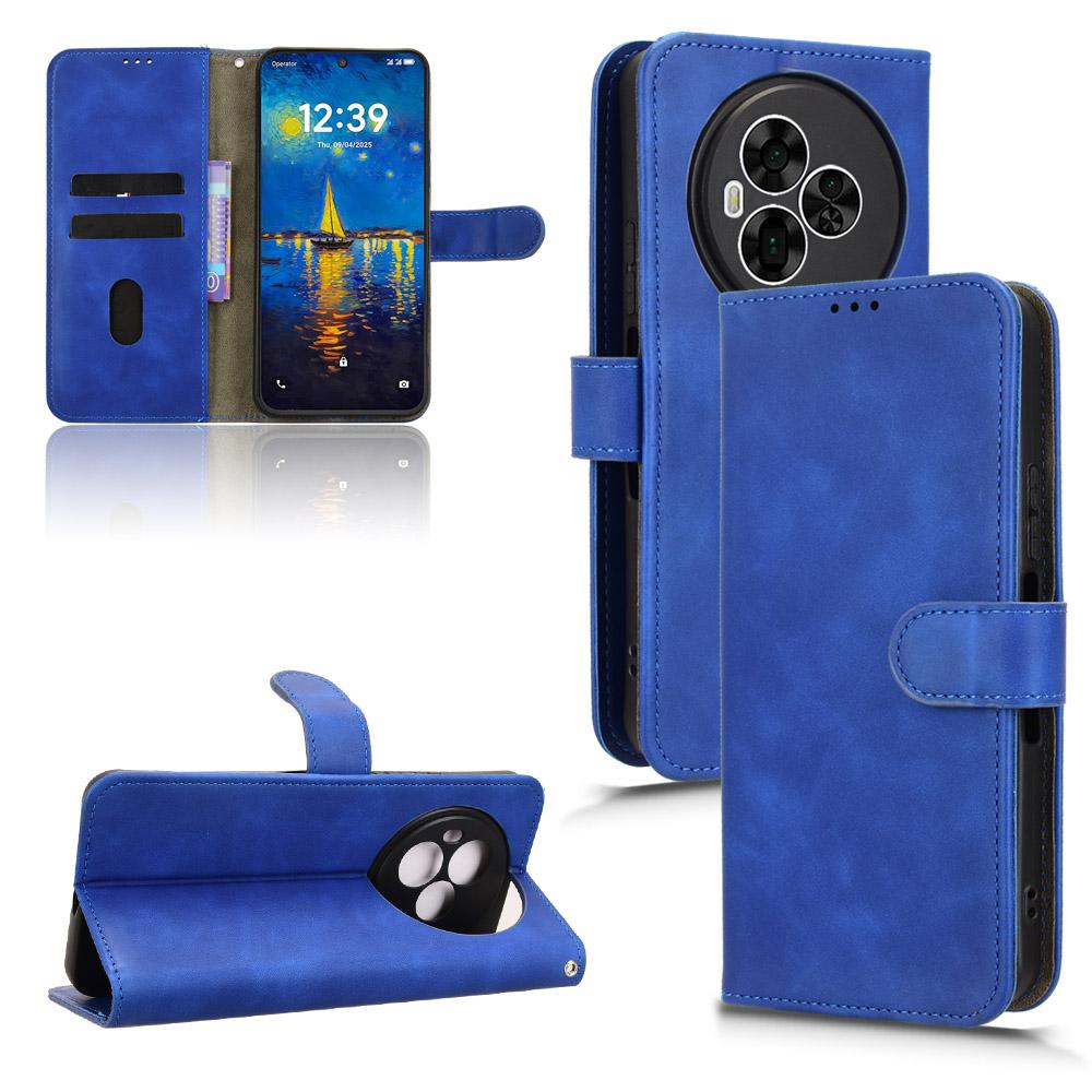 For TCL NxtPaper 60 Ultra 5G Leather Case Skin Feel Anti Drop Wallet Flip Phone Cover