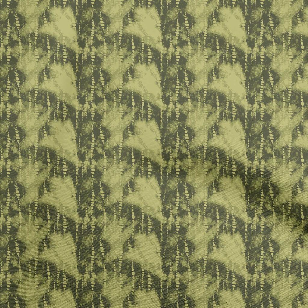 oneOone Cotton Flex Dark Mustard Fabric Asian-Tie & Dye- Texture Craft Projects Decor Fabric Printed By The Yard 40 Inch