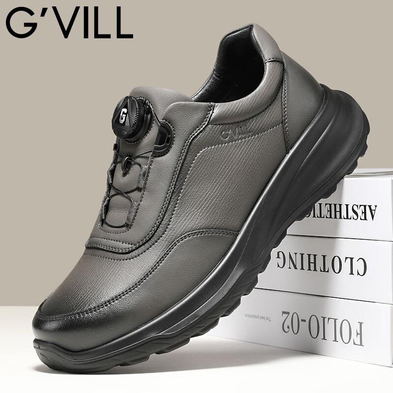 

Мужская повседневная кожаная обувь Guizhibu с поворотной пряжкой 41