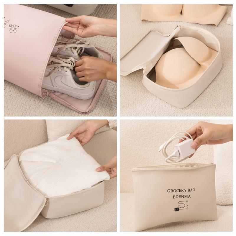 Premium Wasserdichtes Reise-Organizer-Set - Aufbewahrungstaschen für Kleidung, Unterwäsche & Socken