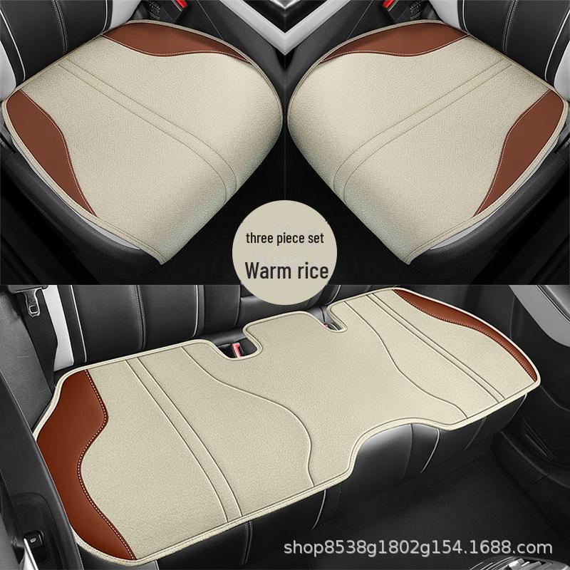 

Дышащий льняной чехол на сиденье автомобиля Qin Plus EV - универсальный для мужчин и женщин, на все сезоны Dedicated for Specific Car Model