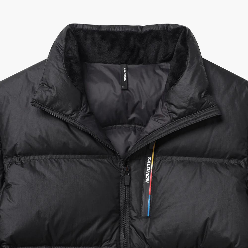 SALOMON Contour Crop Warm Minimalist Comfortable Solid Color Goose Down Jacket Men Jacket C30036