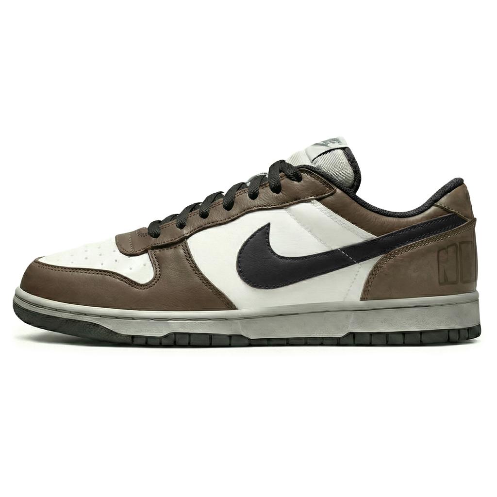 Nike Dunk Little Mocha Coffee Abrasion Resistant Slip Resistant Low Top Skateboard Shoes Unisex Coffee 355152-017()