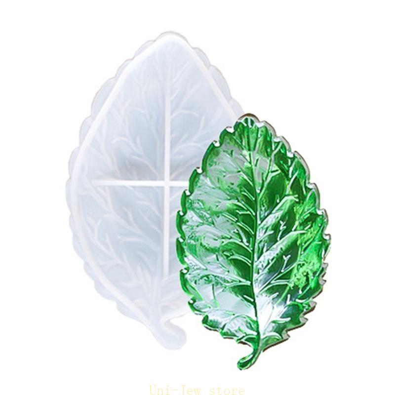 Tray Resin Mold Serving Board Mold Leaf Shaped Fruit Tray DIY Plate Mold