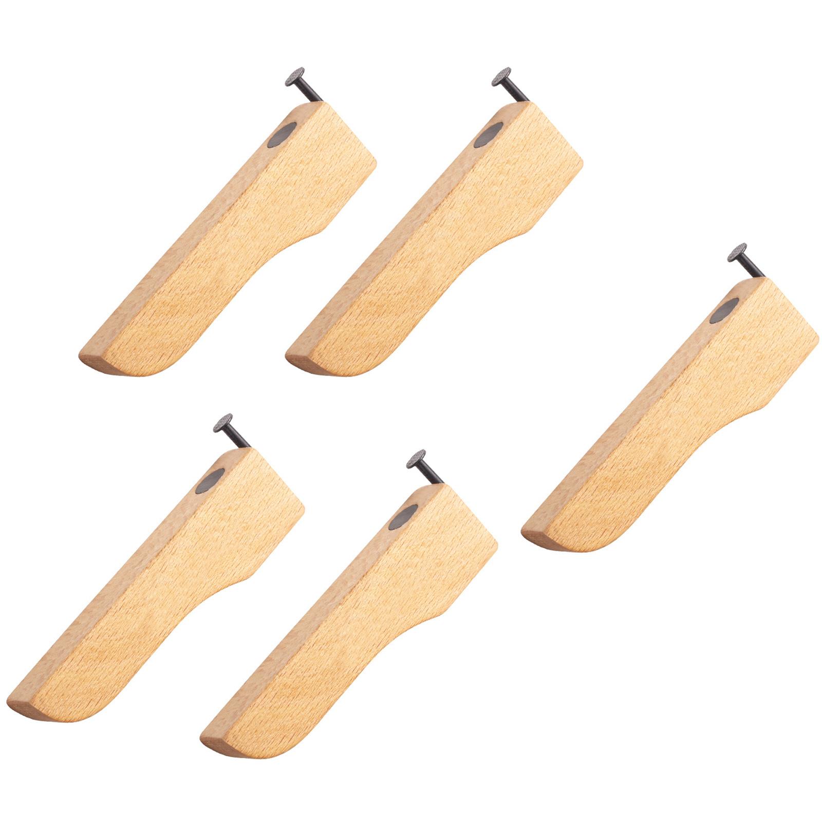 

Набор из 5 открывалок для пивных бутылок с гвоздями из массива дерева с эргономичной ручкой, средство для снятия крышек для напитков для домашнего использования, кухонные аксессуары