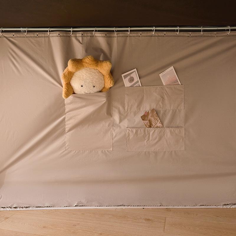 Wow Oh Dorm Blackout Bed Curtains with Mosquito Nets - Privacy & Insect Protection for Bunk Beds In College Dorms