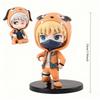 6pcs/set Anime Narutos Kakashi Hatake Gaara Uchiha Itachi with Fashion Cloth Action Figure Model Toys Best Seller Holiday Gift
