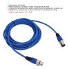Plug and Play 3 Pin XLR Male to Female Audio Cable Blue Woven XLR Cable  Audio Equipment