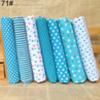 7Pcs/Set Quilting Fabric Floral Cotton Cloth DIY Craft Sewing Handmade Accessory