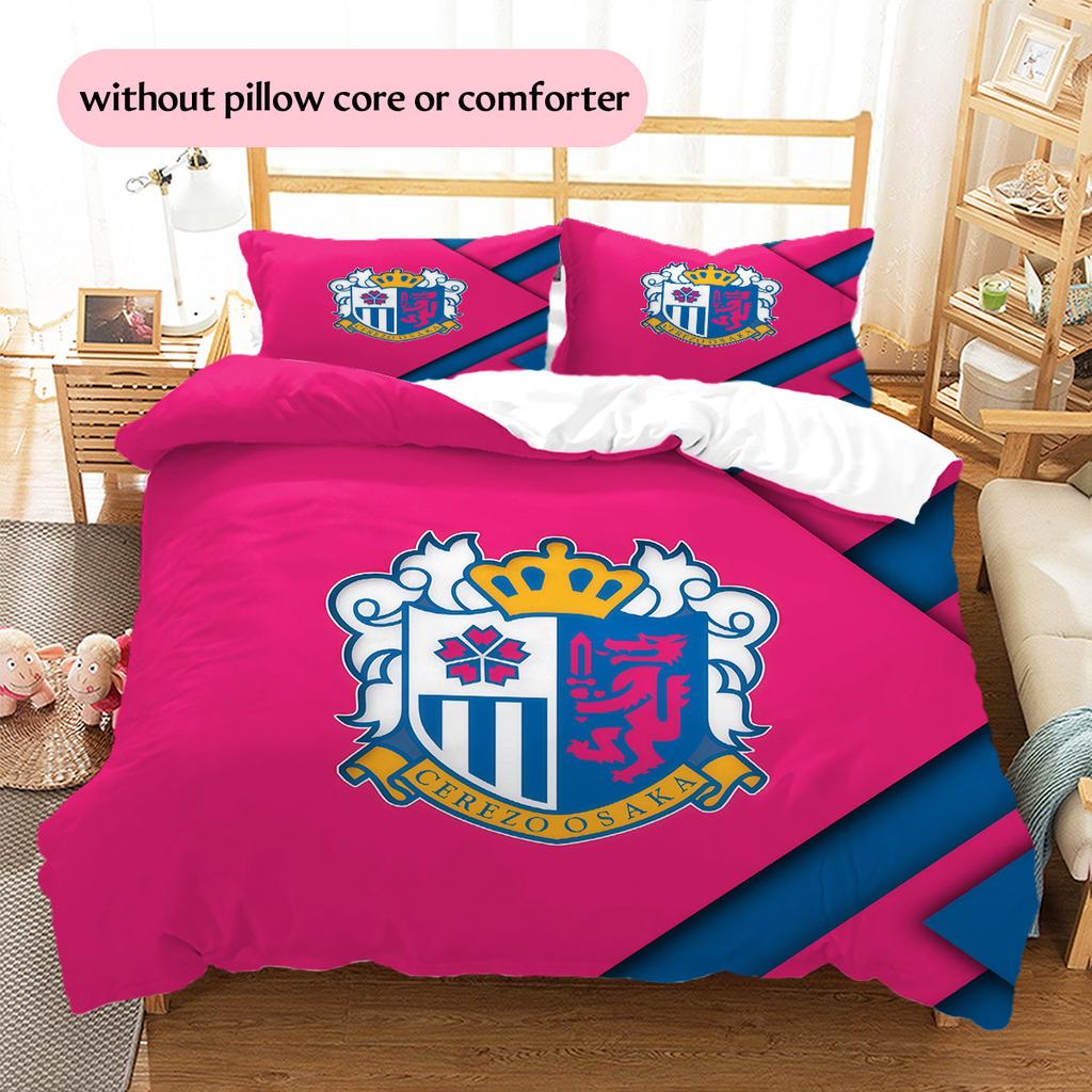 Cerezo Osaka Pattern Bedding Quilt Set  Home Decoration  Gift (1 * Duvet Cover + 2 * Pillowcase  Without Core).xwn