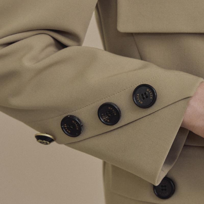 Maxza Diagonal Button Flap Pocket Single Jacket Cd03qj304on