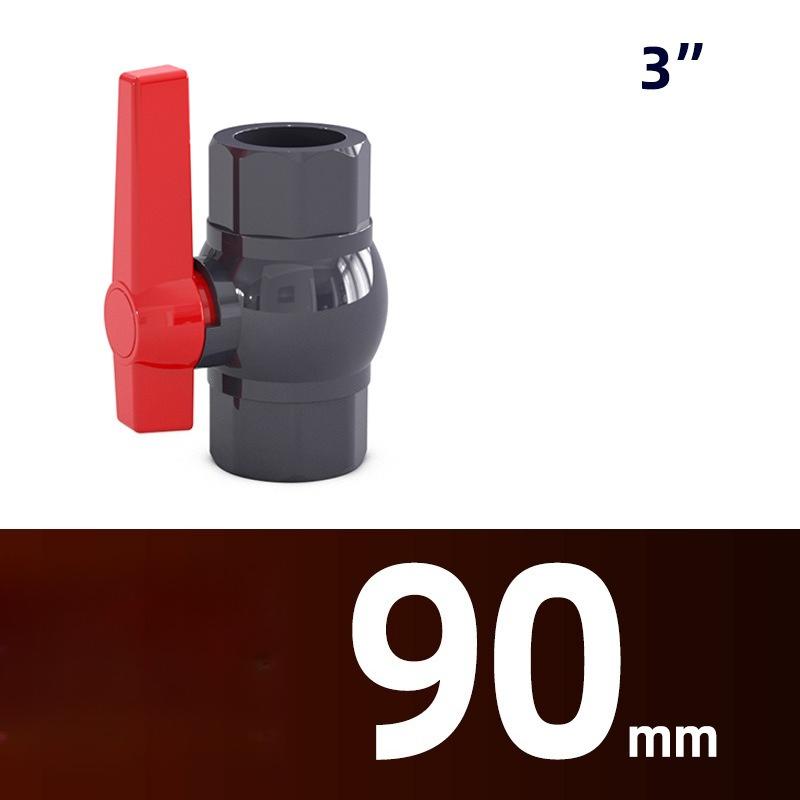 Factory PVC Water Supply Ball Valve, Chemical-grade Switch, Socket Plastic Valve, Outlet Control Valve, 1/2'' to 20mm 25mm 32mm
