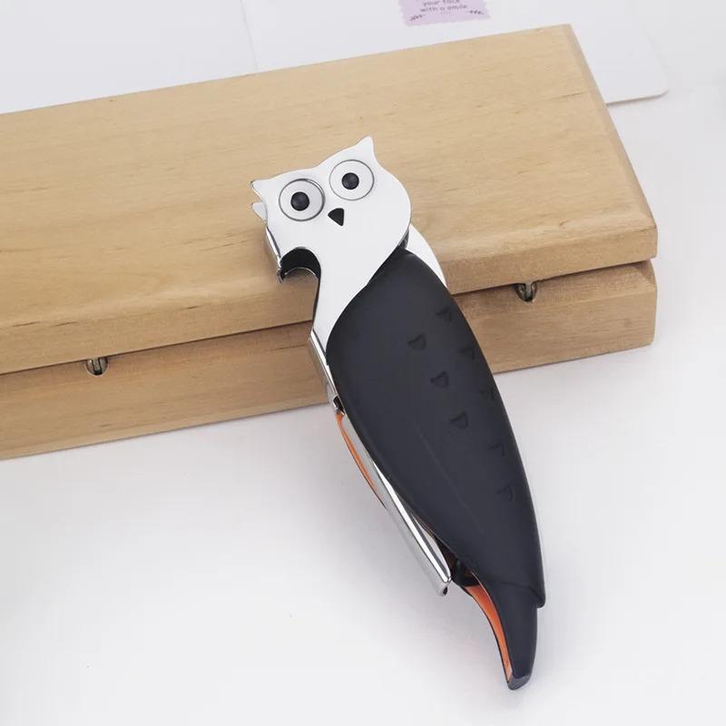 Owl Wine Bottle Opener Corkscrew Wedding Gifts and Bartender Accessories Vintage Pull Corks of Wine Bottle Free Shipping