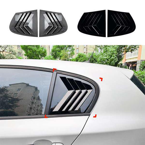BMW 1 Series E87 (05-11) Window Louver Sunshade Trim Pair