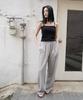 Julliapepe Natural Stripe Pants (Khaki)