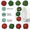500 Sheets/Roll Christmas Seal Tape for Holiday Gift and Envelope Decoration