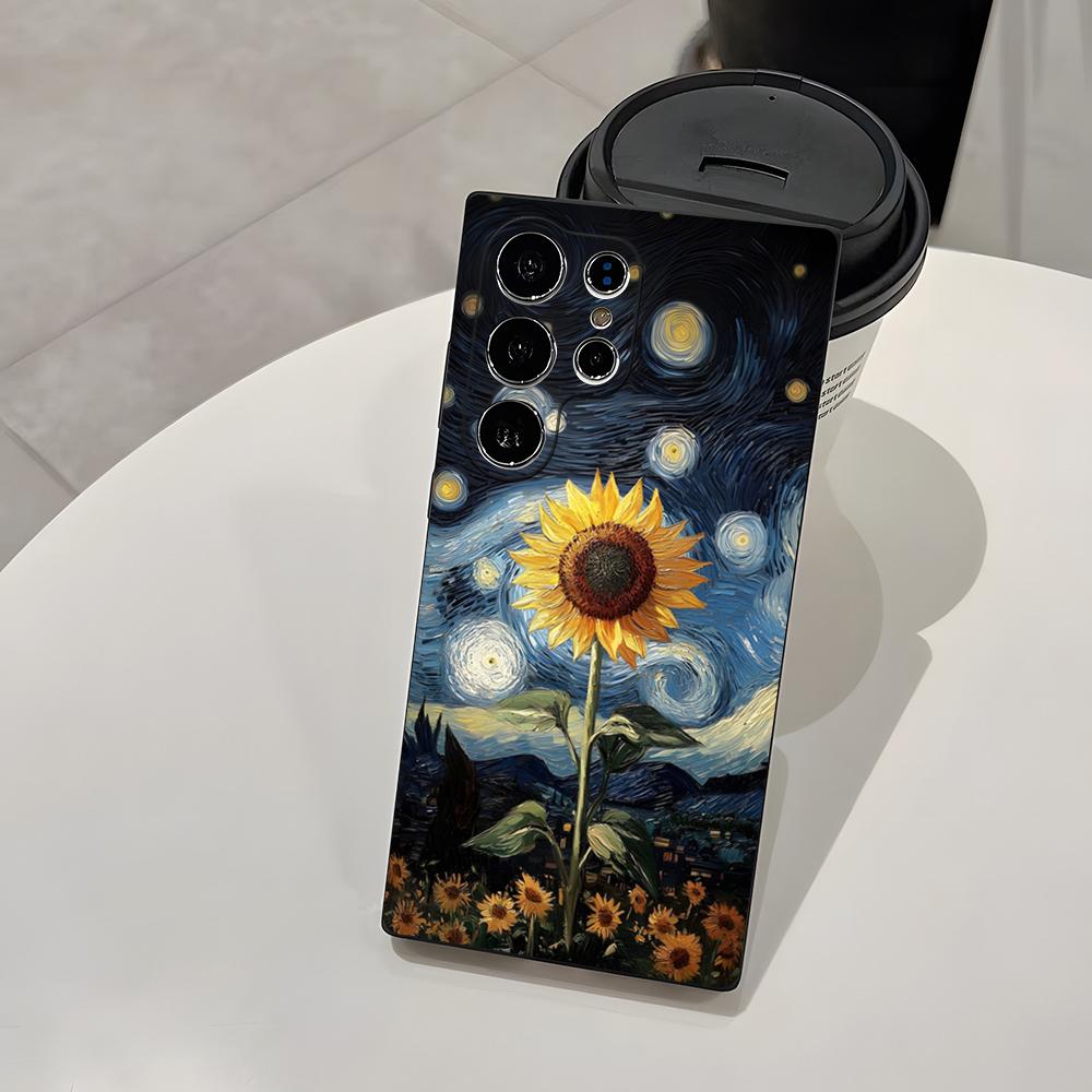 Sonnenblumen-Ranken Handyhülle Für Samsung S26 S25 Plus S20 S20 Plus S22 Ultra S23 FE S21 Plus S21 Ultra Weiche Hülle