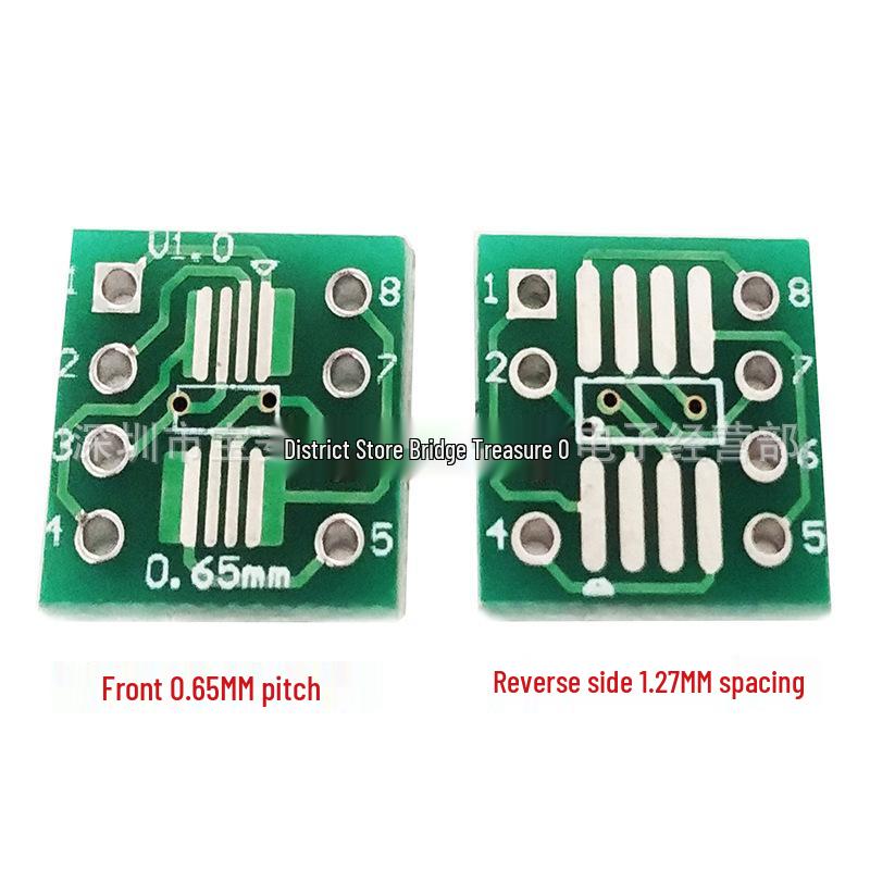 SOP/SSOP/TSSOP Test Adapter Board: 8, 14, 16, 20, 24, 28, 56-Pin PCB