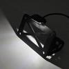 Retro American Cruiser Motorcycle Side License Plate Holder with Light Bracket