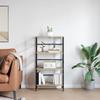 Bookshelf Sonoma Oak 60 x 29.5 x 115 cm Particleboard