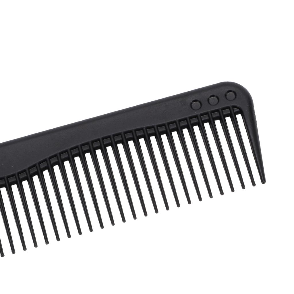 Black Color Barber Comb with Fidget Spinner Center Rotatable Styling Cutting Comb for Men Women