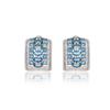 London Blue Topaz Stud Earrings: 925 Sterling Silver Gift