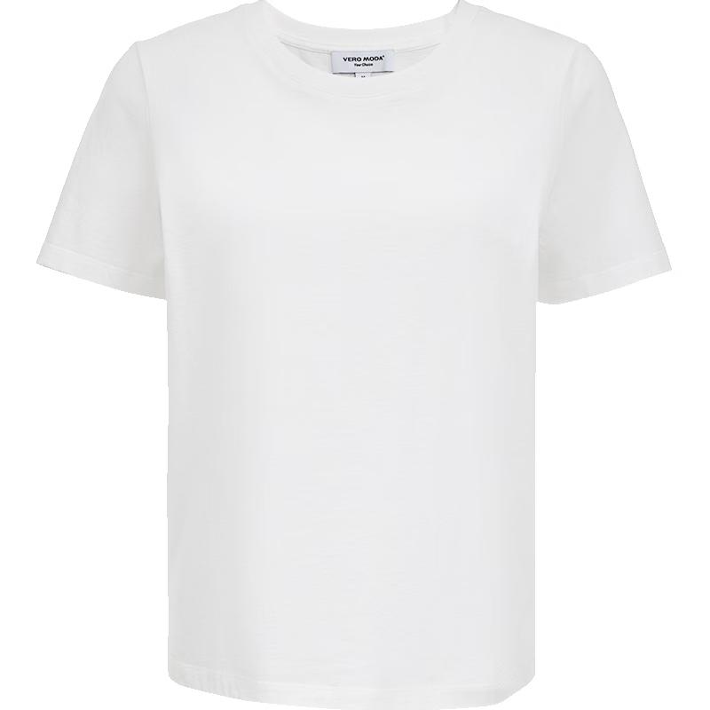 VEROMODA Women s Pure Cotton Round Neck T-Shirt M