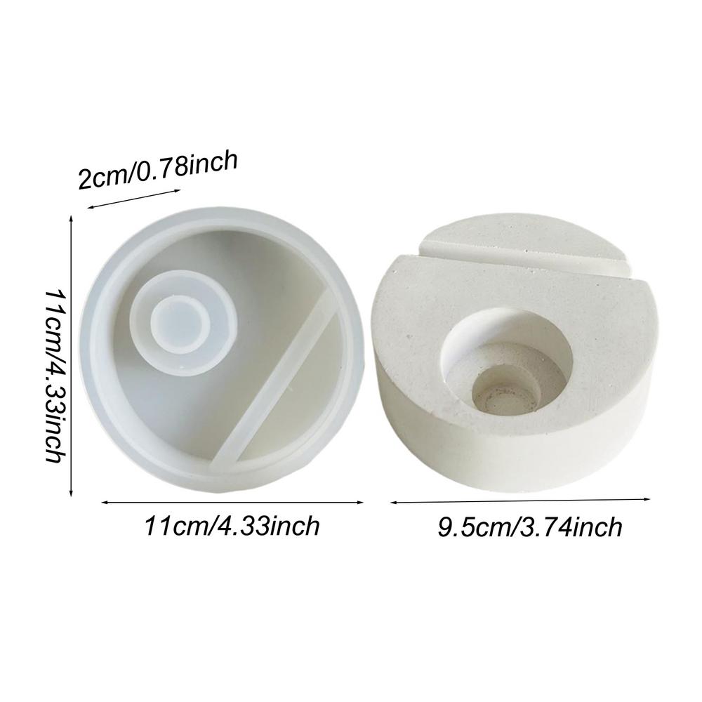 Christmas Tree Mold Candle Holder Making Mould Silicone Plaster Molds Resin Candle Holder Mold Cement Mould Epoxy Casting Molds