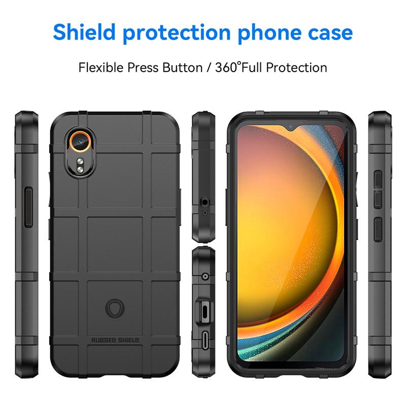 Samsung Galaxy XCover7 Kılıfı Samsung Galaxy XCover7 Kapak Darbeye Dayanıklı Zırhlı Kauçuk Kaymaz Telefon Kılıfı Samsung Galaxy XCover7