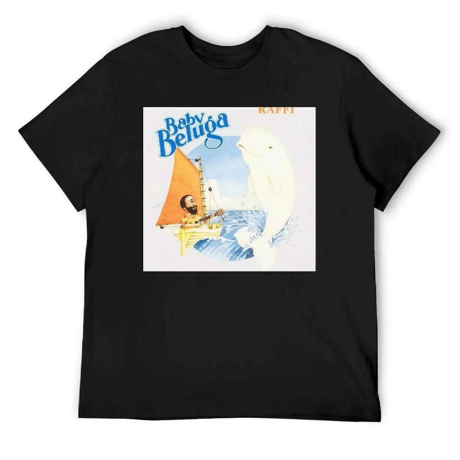 

Детская футболка Baby Beluga Raffi, футболка на заказ, черные футболки, персонализированная графика, мужские футболки с принтом, для высоких и крупных S разноцветный