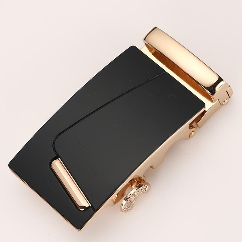 Mens Fashionable 35cm Automatic Buckle Waist Belt Durable Metal Design For Business Casual Or