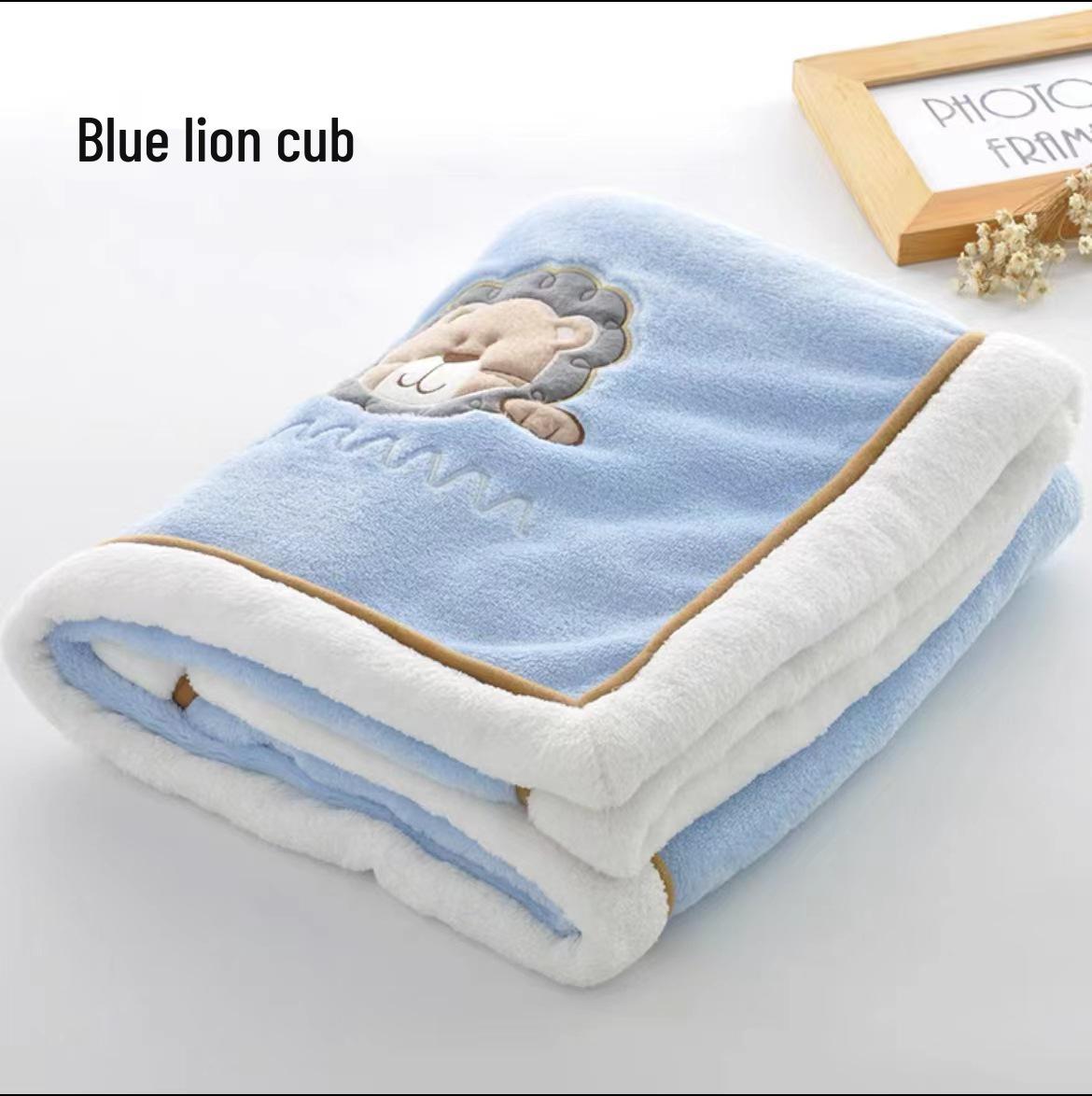 

Детский мультяшный фланелевый плед Aike Xin - Мягкий, толстый и настраиваемый подарочный плед 75x100 cm