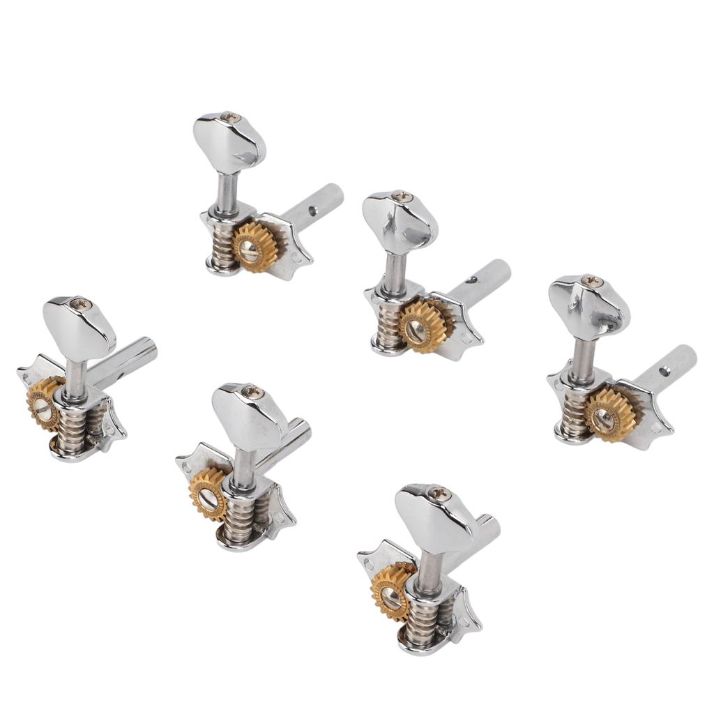 6Pcs Guitar String Tuning Peg Metal Open Tuner Key NaMachine Hd Set Kit for Acoustic Electric