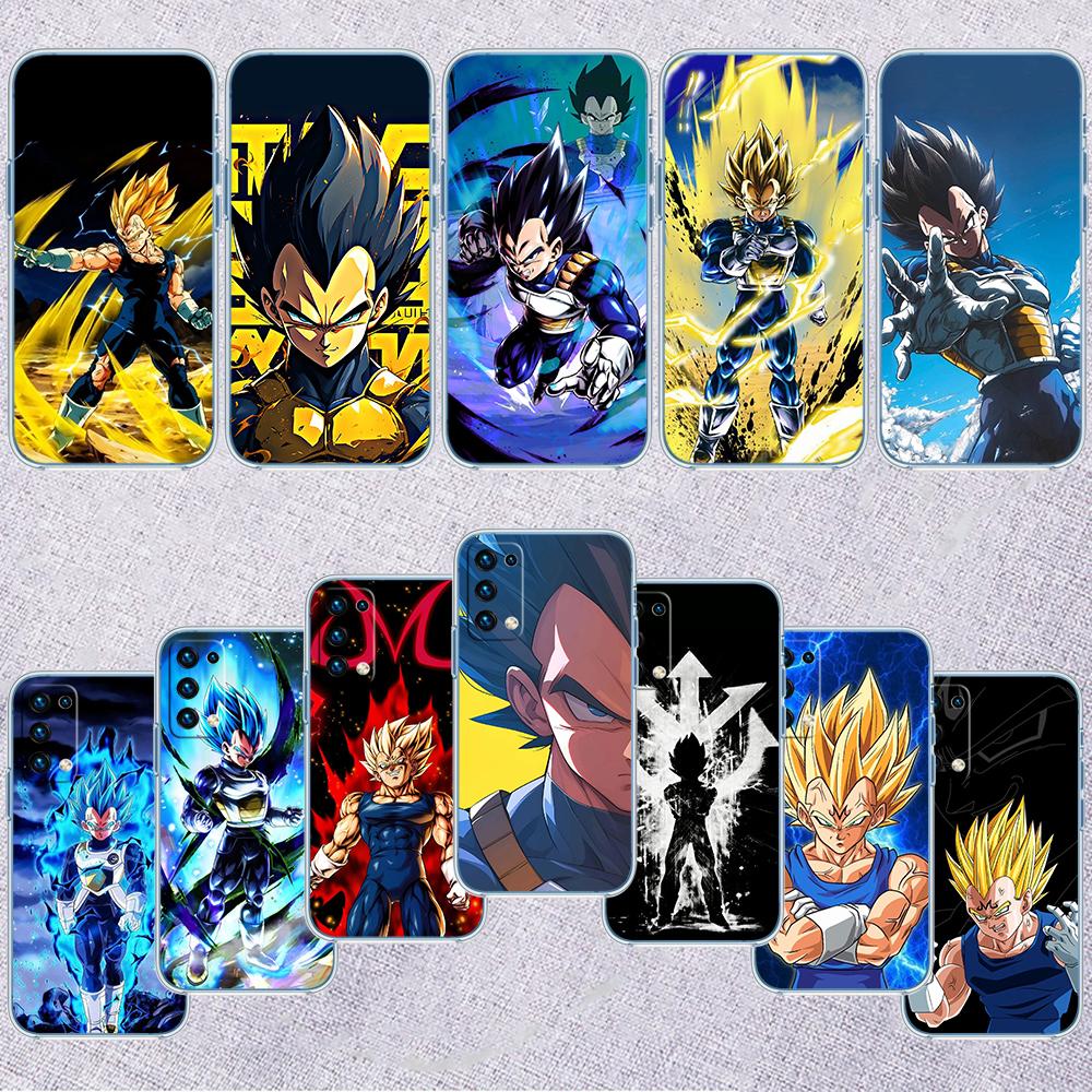 Dragon Ball Vegeta Transparent Phone Case for Motorola Moto G7 G8 G9 G84 G85 G73 G24 G15 Z2 Play Power Plus