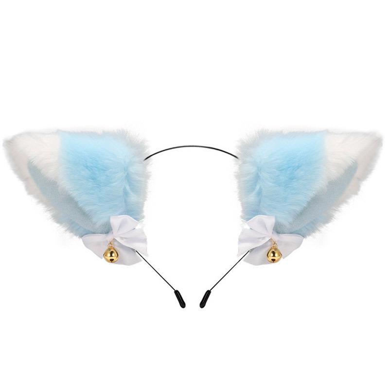 Cat Ears Bell Headband - Cosplay Catwoman Hair Accessory for Christmas & Halloween