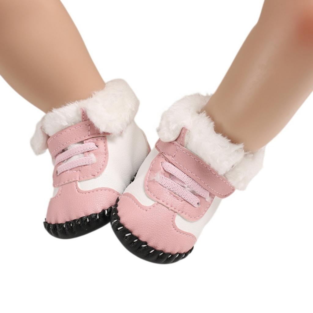 Baby Snow Boots for 0-12 Months Boys Girls Soft Lined Warm Winter Shoes