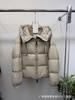 Winter new European station European and American style Max short hooded white duck down jacket webbing drawstring to keep warm outside